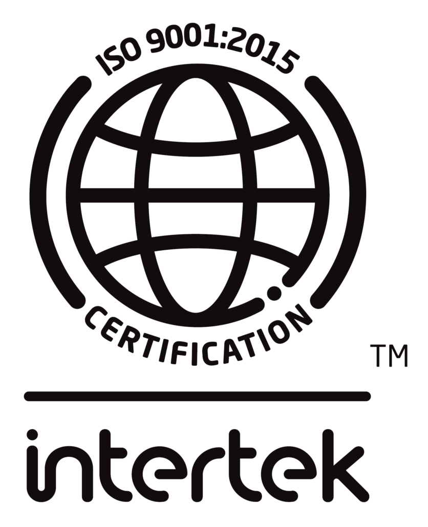 Intertek ISO 9001 2015 certification badge